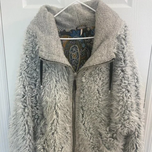 Free People Fluffly Dolman Jacket